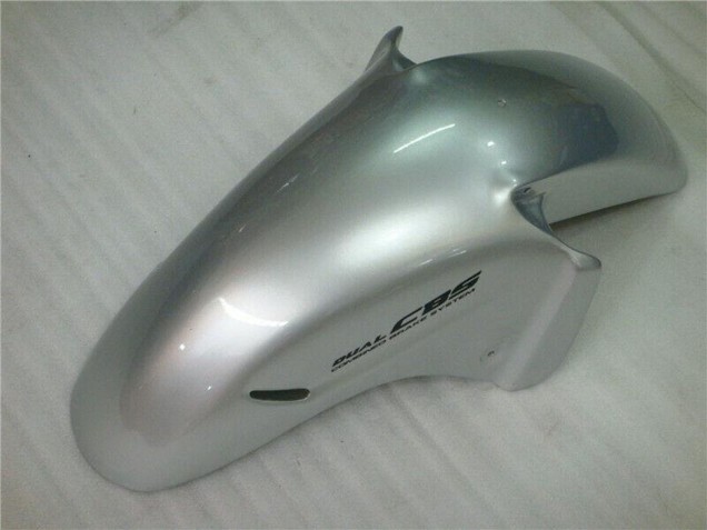 Billigste Honda CBR1100XX Blackbird Motorrad Verkleidung 1996-2007 - Silber Schwarz Flamme