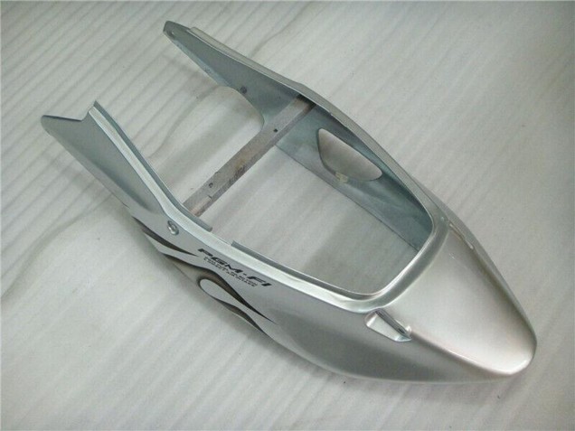 Billigste Honda CBR1100XX Blackbird Motorrad Verkleidung 1996-2007 - Silber Schwarz Flamme