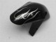 Billigste Suzuki GSXR 600/750 Motorrad Verkleidung 2001-2003 - Glanzendes Schwarz Silber Flamme