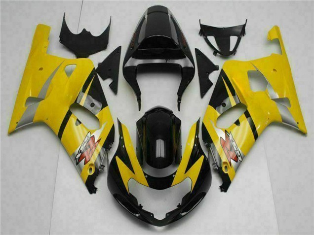 Billigste Suzuki GSXR 600/750 Motorrad Verkleidung 2001-2003 - Gelb Schwarz