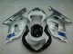 Billigste Suzuki GSXR 600/750 Motorrad Verkleidung 2001-2003 - Gelb Glanzendes Schwarz
