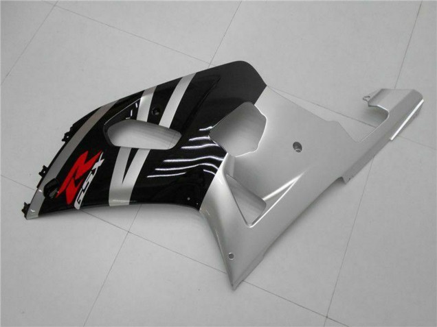 Billigste Suzuki GSXR 600/750 Motorrad Verkleidung 2001-2003 - Silber Glanzendes Schwarz Rot