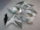 Billigste Suzuki GSXR 600/750 Motorrad Verkleidung 2006-2007 - Weiss Silber
