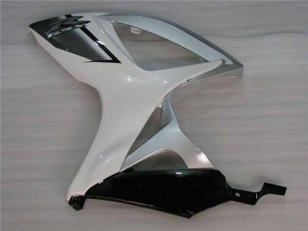 Billigste Suzuki GSXR 600/750 Motorrad Verkleidung 2006-2007 - Weiss Silber