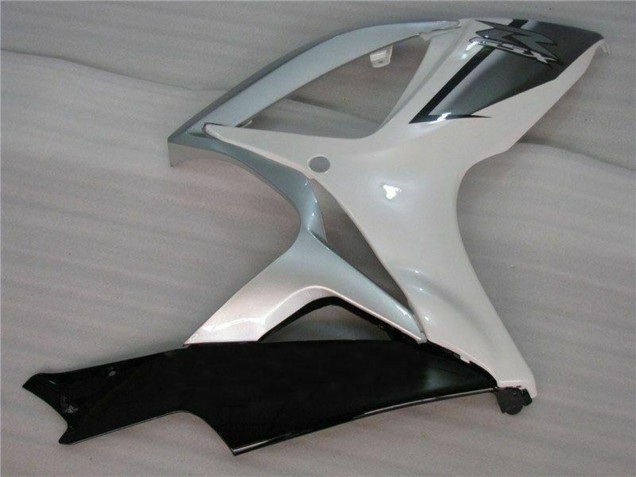 Billigste Suzuki GSXR 600/750 Motorrad Verkleidung 2006-2007 - Weiss Silber
