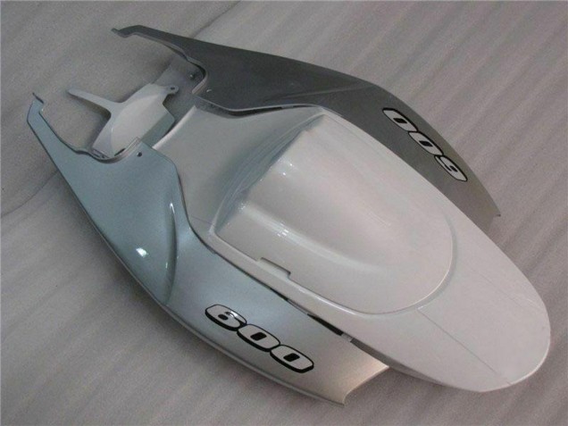 Billigste Suzuki GSXR 600/750 Motorrad Verkleidung 2006-2007 - Weiss Silber