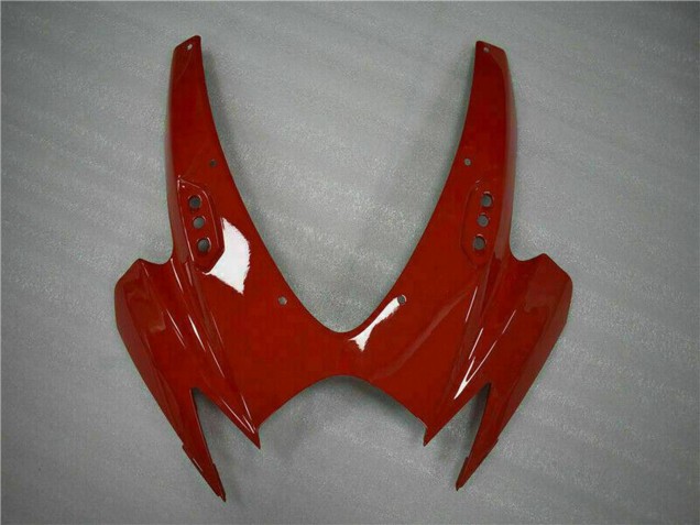Billigste Suzuki GSXR 600/750 Motorrad Verkleidung 2006-2007 - Weiss Rot Glanzendes Schwarz Streifen