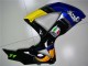 Billigste Suzuki GSXR 600/750 Motorrad Verkleidung 2008-2010 - Blau Gelb Hai