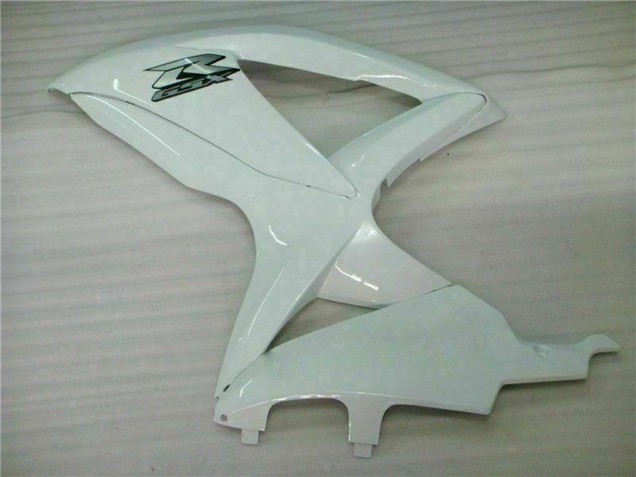 Billigste Suzuki GSXR 600/750 Motorrad Verkleidung 2008-2010 - Weiss