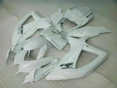 Billigste Suzuki GSXR 600/750 Motorrad Verkleidung 2008-2010 - Weiss