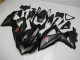 Billigste Suzuki GSXR 600/750 Motorrad Verkleidung 2008-2010 - Matt Schwarz Rot