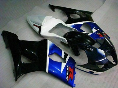 Billigste Suzuki GSXR 1000 Abs Motorrad Verkleidungen 2003-2004 - Weiss Blau Glanzendes Schwarz Rot