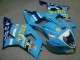 Billigste Suzuki GSXR 1000 Motorrad Verkleidung 2003-2004 - Blau Weiss Gelb Rizla