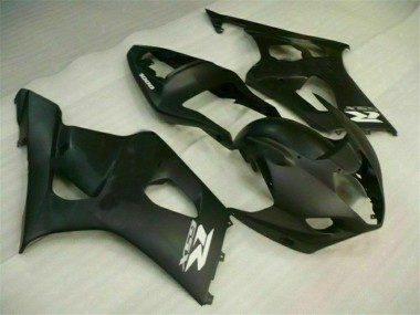 Billigste Suzuki GSXR 1000 Motorrad Verkleidung 2003-2004 - Matt Schwarz