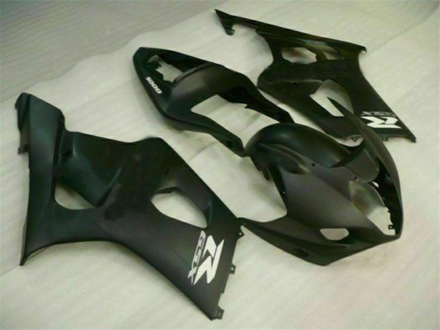 Billigste Suzuki GSXR 1000 Motorrad Verkleidung 2003-2004 - Matt Schwarz