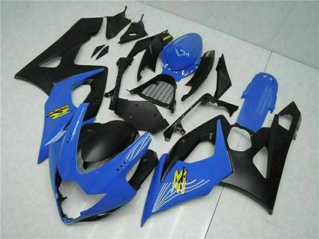 Billigste Suzuki GSXR 1000 Motorrad Verkleidung 2005-2006 - Blau Schwarz