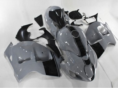 Billigste Suzuki GSXR 1300 Hayabusa Motorrad Verkleidung 1996-2007 - Nardo Grau Schwarz Kein Aufkleber