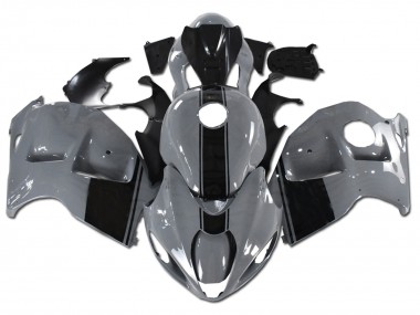 Billigste Suzuki GSXR 1300 Hayabusa Motorrad Verkleidung 1996-2007 - Nardo Grau Schwarz Kein Aufkleber