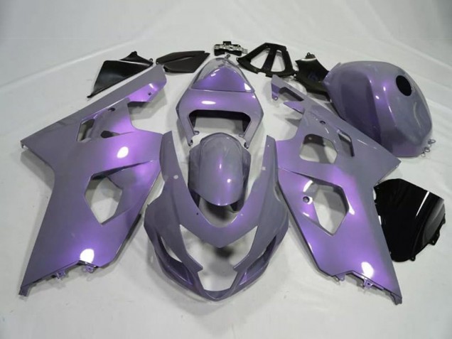 Billigste Suzuki GSXR 600 / GSXR 750 Motorrad Verkleidung 2004-2005 - Chameleon Grau Dazz Perl Lila