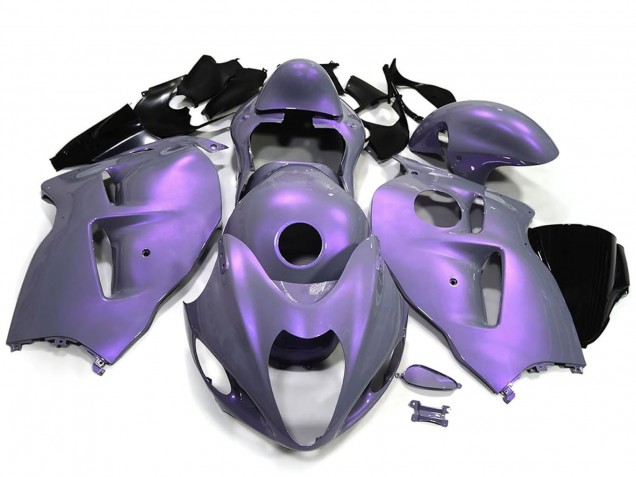 Billigste Suzuki GSXR 1300 Hayabusa Motorrad Verkleidung 1996-2007 - Chameleon Grau Dazz Perl Lila