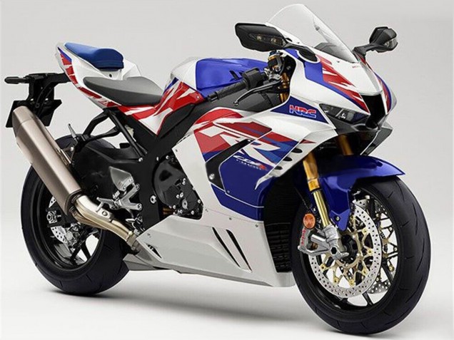 Billigste Honda CBR1000RR-R Motorrad Verkleidung 2020-2023 - Weiss Rot Blau