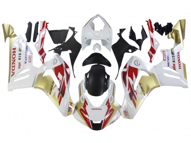 Billigste Honda CBR1000RR-R Motorrad Verkleidung 2020-2023 - Weiss Rot Gold Motul HRC