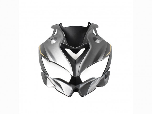 Billigste Kawasaki ZX25R ZX-25R Motorrad Verkleidung 2019-2025 - Grau Gold Glanzendes Schwarz