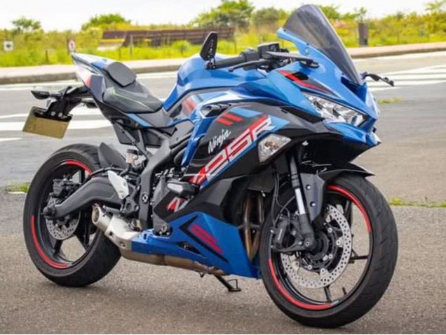 Billigste Kawasaki ZX25R ZX-25R Motorrad Verkleidung 2019-2025 - Blau Rot Grau