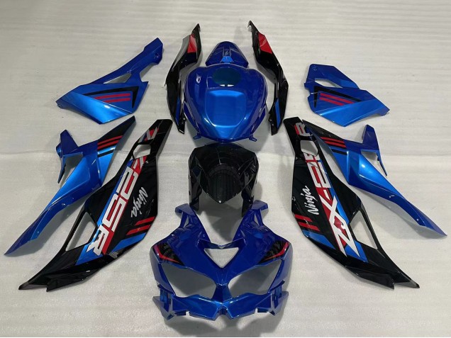 Billigste Kawasaki ZX25R ZX-25R Motorrad Verkleidung 2019-2025 - Blau Rot Grau
