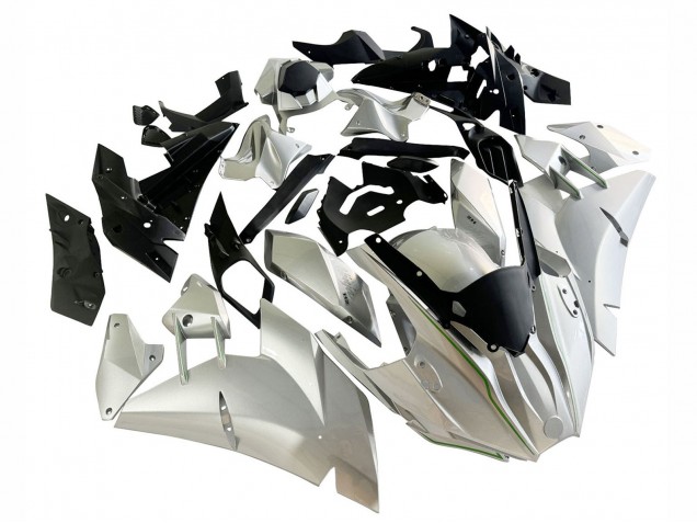 Billigste Kawasaki Ninja H2 Motorrad Verkleidung 2015-2022 - Silber