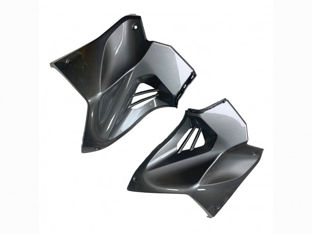 Billigste Kawasaki Ninja H2 Motorrad Verkleidung 2015-2022 - Silber Schwarz Carbonfaser