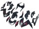 Billigste Kawasaki Z250/Z300 Motorrad Verkleidung 2015-2016 - Glanzendes Schwarz Rot Silber