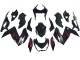 Billigste Kawasaki Z250/Z300 Motorrad Verkleidung 2015-2016 - Glanzendes Schwarz Rot Silber