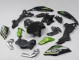 Billigste Kawasaki Ninja Z650 Motorrad Verkleidung 2017-2019 - Schwarz Grun Silber