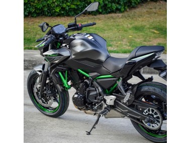 Billigste Kawasaki Ninja Z650 Motorrad Verkleidung 2020-2025 - Schwarz Grun