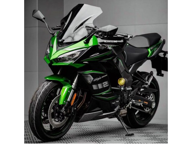 Billigste Kawasaki Z1000SX Motorrad Verkleidung 2020-2025 - Schwarz Grun Ninja