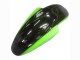 Billigste Kawasaki ZZR600 Motorrad Verkleidung 1998-2003 - Grun Glanzendes Schwarz Flamme