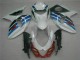 Billigste Suzuki GSXR 1000 Komplette Abs Verkleidung 2009-2016 - Weiss Blau Schwarz