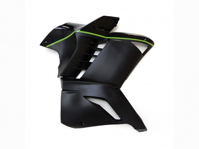 Billigste Kawasaki GTR1400/ZG1400 Motorrad Verkleidung 2007-2009 - Matt Schwarz Grun Linie