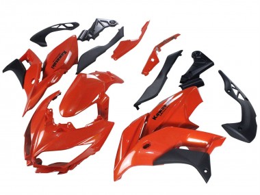 Billigste Kawasaki Versys 650 Motorrad Verkleidung 2015-2021 - Rot Matt Schwarz