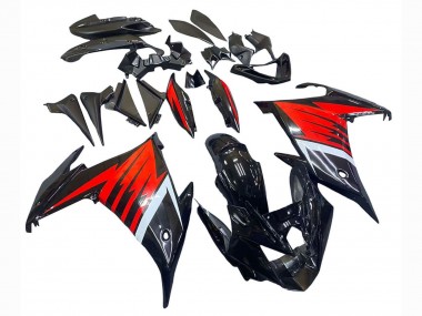 Billigste Yamaha FZ6R Motorrad Verkleidung 2009-2015 - Schwarz Rot Weiss