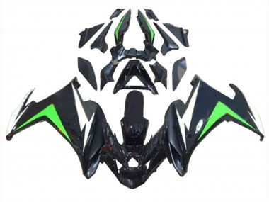 Billigste Yamaha FZ6R Motorrad Verkleidung 2009-2015 - Schwarz Weiss Grun
