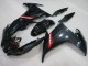 Billigste Yamaha FZ6R Motorrad Verkleidung 2009-2015 - Glanzendes Schwarz Rot