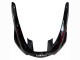 Billigste Yamaha YZF 1000R Thunderace Motorrad Verkleidung 1997-2007 - Schwarz mit Dunkel Rot Flamme