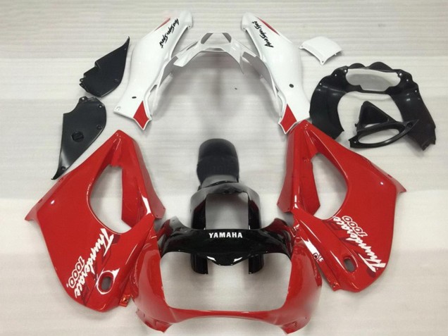 Billigste Yamaha YZF 1000R Thunderace Motorrad Verkleidung 1997-2007 - Rot Schwarz Weiss Thunderace