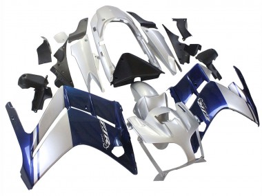 Billigste Yamaha FJR1300 Motorrad Verkleidung 2001-2006 - Dunkel Blau Silber