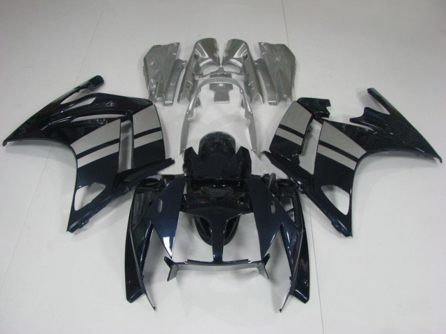 Billigste Yamaha FJR1300 Motorrad Verkleidung 2001-2006 - Glanzendes Schwarz Silber