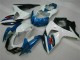Billigste Suzuki GSXR 1000 Abs Verkleidungen Kit 2009-2016 - Weiss Blau Schwarz