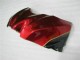 Billigste Suzuki GSXR 1000 Motorrad Verkleidung 2009-2016 - Rot Glanzendes Schwarz