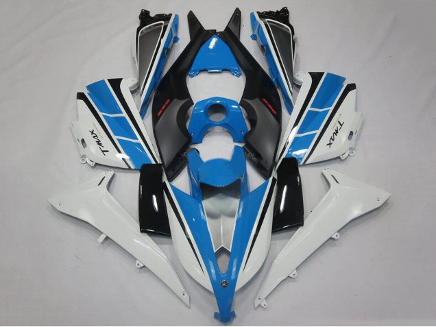 Billigste Yamaha TMAX530 Motorrad Verkleidung 2012-2014 - Weiss Blau Schwarz